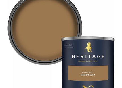 Dulux Heritage Velvet Matt Emulsion Tester Pot 125ml - Masters Gold