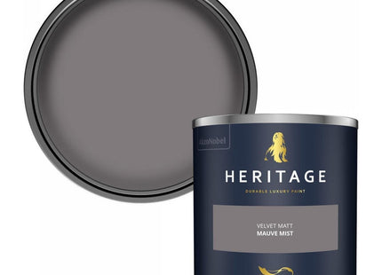 Dulux Heritage Velvet Matt Emulsion Tester Pot 125ml - Mauve Mist