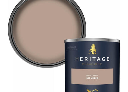 Dulux Heritage Velvet Matt Emulsion Tester Pot 125ml - Mid Umber