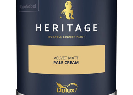 Dulux Heritage Velvet Matt Emulsion Tester Pot 125ml - Pale Cream