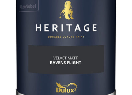 Dulux Heritage Velvet Matt Emulsion Tester Pot 125ml - Ravens Flight