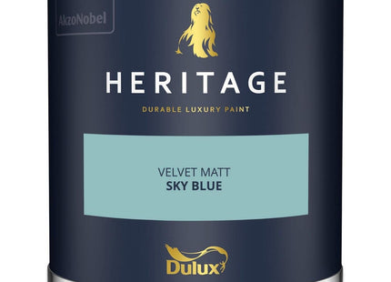 Dulux Heritage Velvet Matt Emulsion Tester Pot 125ml - Sky Blue