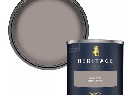 Dulux Heritage Velvet Matt Emulsion Tester Pot 125ml - Terra Ombra