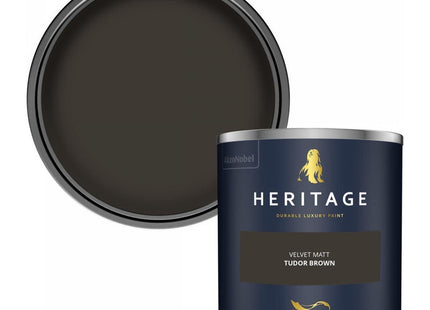 Dulux Heritage Velvet Matt Emulsion Tester Pot 125ml - Tudor Brown