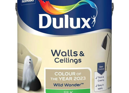 Dulux Walls & Ceilings Silk Emulsion Paint Wild Wonder - 2.5 Litre