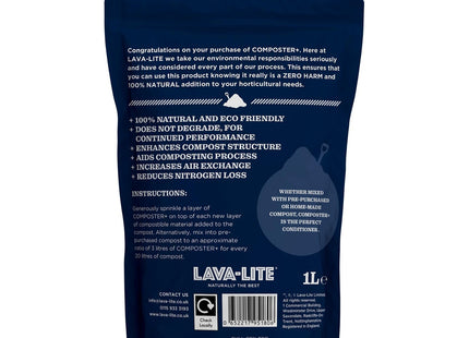Lava-Lite Composter+ Organic Compost Maker & Activator 1 Litre