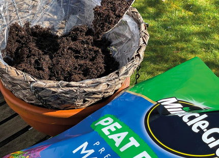 Miracle-Gro Peat Free Premium Moisture Control Compost, 40 Litre, Brown
