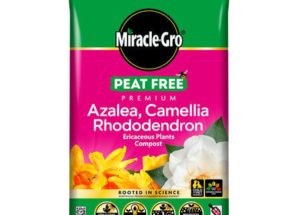 Miracle-Gro Peat Free Premium Azalea, Camellia, Rhododendron, Special Plants Compost, 40 Litre, Brown 119994