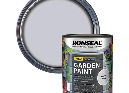 Ronseal Garden Paint Pewter Grey 750ml