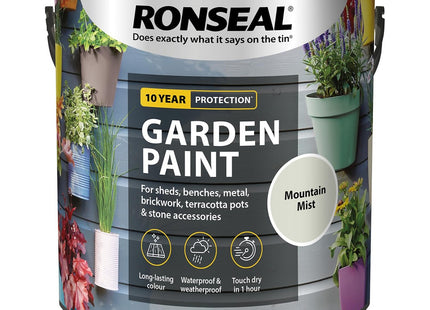 Ronseal Garden Paint Mountain Mist 2.5 Litre