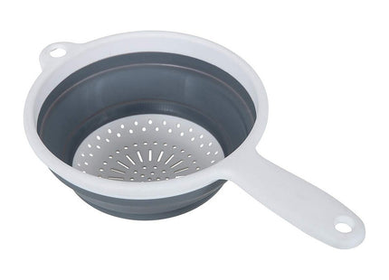 Addis "Pop & Store Collapsible Food Colander with Handle, White and Grey, 34 x 20 x 3 cm 517522