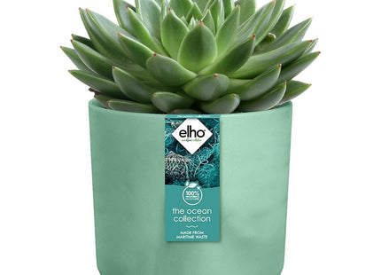 Elho The Ocean Collection Round 14cm Flower Pot - Pacific Green