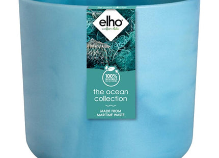 Elho The Ocean Collection Round 22cm Flower Pot - Atlantic Blue