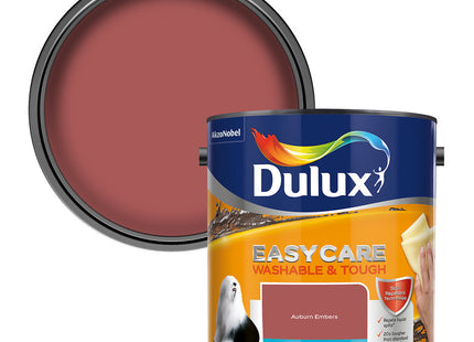 Dulux Easycare Washable & Tough Matt Emulsion Paint - Auburn Embers - 2.5 Litre