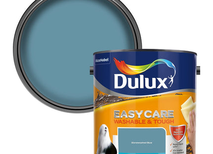 Dulux Easycare Washable & Tough Matt Emulsion Paint - Stonewashed Blue - 2.5 Litre