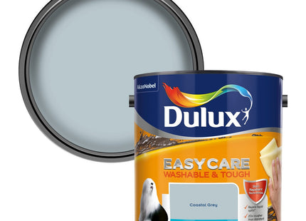 Dulux Easycare Washable & Tough Matt Emulsion Paint - Coastal Grey - 2.5 Litre