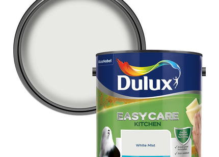 Dulux Easycare Kitchen Matt Emulsion Paint - White Mist - 2.5 Litre