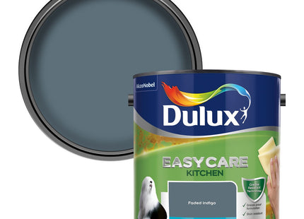 Dulux Easycare Kitchen Matt Emulsion Paint - Faded Indigo - 2.5 Litre