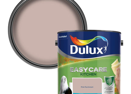 Dulux Easycare Kitchen Matt Emulsion Paint - Pink Parchment - 2.5 Litre