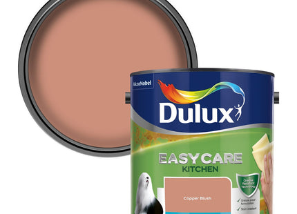Dulux Easycare Kitchen Matt Emulsion Paint - Copper Blush - 2.5 Litre