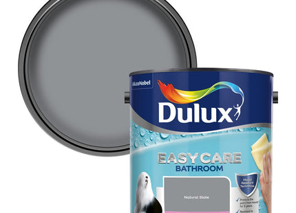 Dulux Easycare bathroom Soft Sheen Paint - Natural Slate - 2.5 Litre