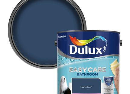 Dulux Easycare bathroom Soft Sheen Paint - Sapphire Salute - 2.5 Litre