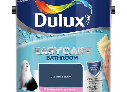 Dulux Easycare bathroom Soft Sheen Paint - Sapphire Salute - 2.5 Litre