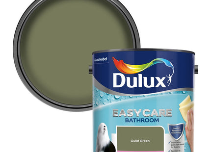 Dulux Easycare bathroom Soft Sheen Paint - Guild Green - 2.5 Litre