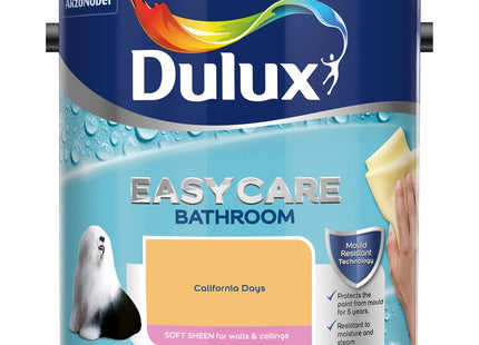 Dulux Easycare bathroom Soft Sheen Paint - California Days - 2.5 Litre