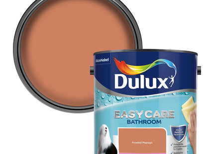 Dulux Easycare bathroom Soft Sheen Paint - Frosted Papaya - 2.5 Litre