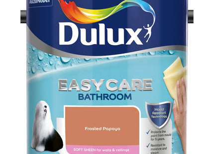 Dulux Easycare bathroom Soft Sheen Paint - Frosted Papaya - 2.5 Litre