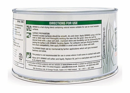 Briwax Wax Polish Black 370g
