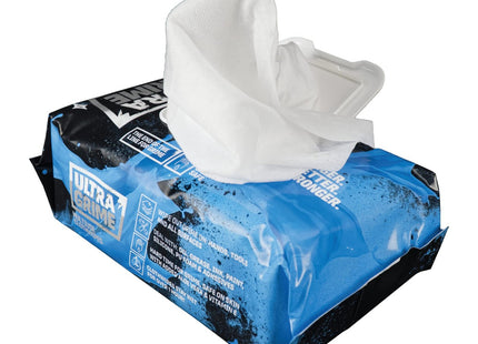 UltraGrime Pro Multiuse Wet Wipes Heavy-Duty Cleaning Cloths & Hand Wipes Alcohol-Free Extra Large Professional Cloth Wipes