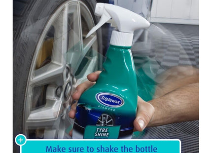 Triplewax Tyre Shine 500ml - Long-Lasting Wet Look for Car Tyres