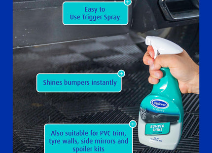 Triplewax Bumper Shine 500ml - Restores & Protects Faded Plastic & Rubber Trim