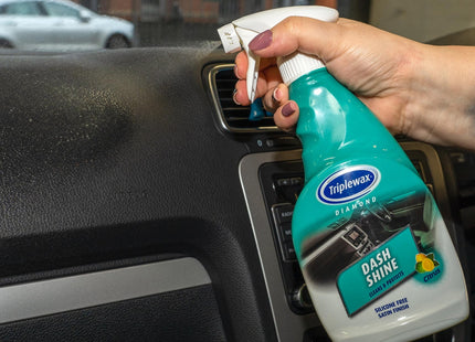 Triplewax Dash Shine 500ml - Cleans & Restores Dashboard with Anti-Static Finish