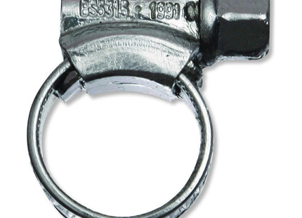 Eclipse Professional Tools - Size OOO W1, 9.5-12mm (_" - _") Mild Steel Worm Gear Hose Clamps ECW1 (Pack of 10)