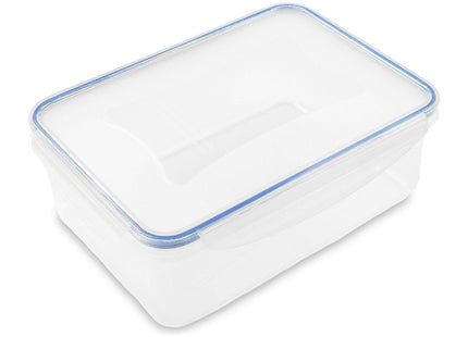 Addis Clip Tight Lunchbox Food Storage Container Rectangle Airtight Silicone Seal Containers Bpa Free Easy Locking Lid Clips 2 Litre