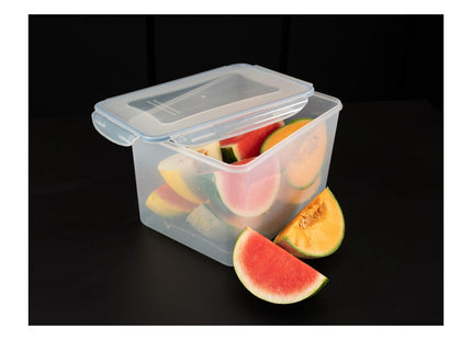 Addis Clip Tight Super Large Food Storage Container Tall Rectangle Airtight Silicone Seal Containers Bpa Free Easy Locking Lid Clips 9 Litre