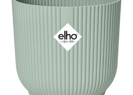 Elho Vibes Fold Round 16cm Flower Pot - Sorbet Green