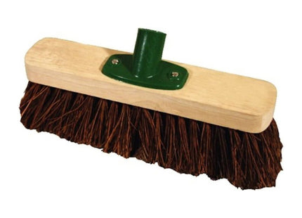 Charles Bentley Jantex Stiff Bassine Wooden Broom Head - 12"