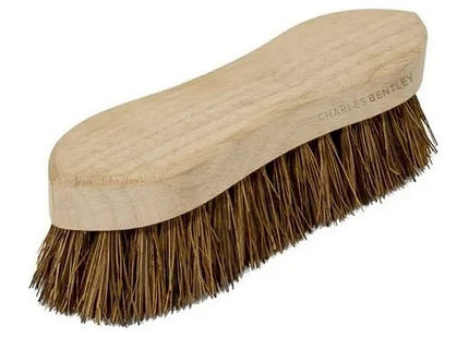 Charles Bentley Stiff Natural Bassine Hand Scrub Brush, 8"