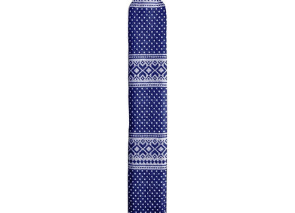 The Hot Water Bottle Shop - Body Warming Long with Cover (Knitted - Navy Fair Isle)