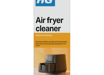 HG Air Fryer Cleaner - Powerful, Safe Solution for Removing Caked-On Grease & Food - Suitable for All Air Fryers - 250ml