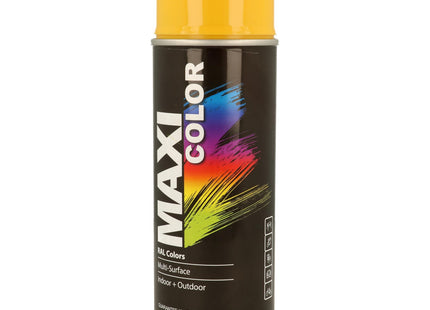 MaxiColor New Quality Spray Paint Spray Gloss Universal Spray Nitro Cellulose Paint Spray Paint Quick Drying Spray Paint ral 1004 Golden 400ml