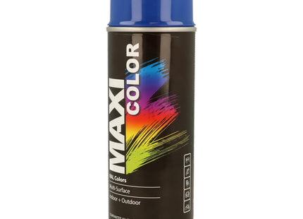 MaxiColor Gloss Spray Paint Ultramarine Blue RAL 5002 400ml MX5002