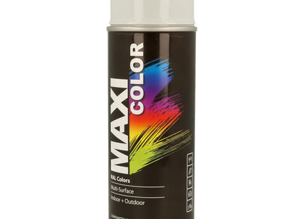 MaxiColor New Quality Spray Paint Spray Gloss Universal Spray Nitro Cellulose Paint Spray Paint Quick Drying Spray Paint ral 7035 Light Grey 400ml