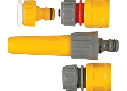 Hozelock Select Hose 12.5mm x 30m Set, Up to 70% Recycled PVC, Weather-Proof with UV and Frost Protection [100-100-577]