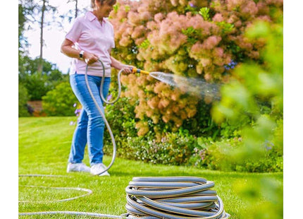 Hozelock Select Hose 12.5mm x 30m Set, Up to 70% Recycled PVC, Weather-Proof with UV and Frost Protection [100-100-577]