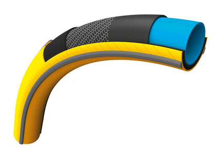 Hozelock Tricoflex Ultraflex Hose, Yellow, 12.5 mm x 50 m